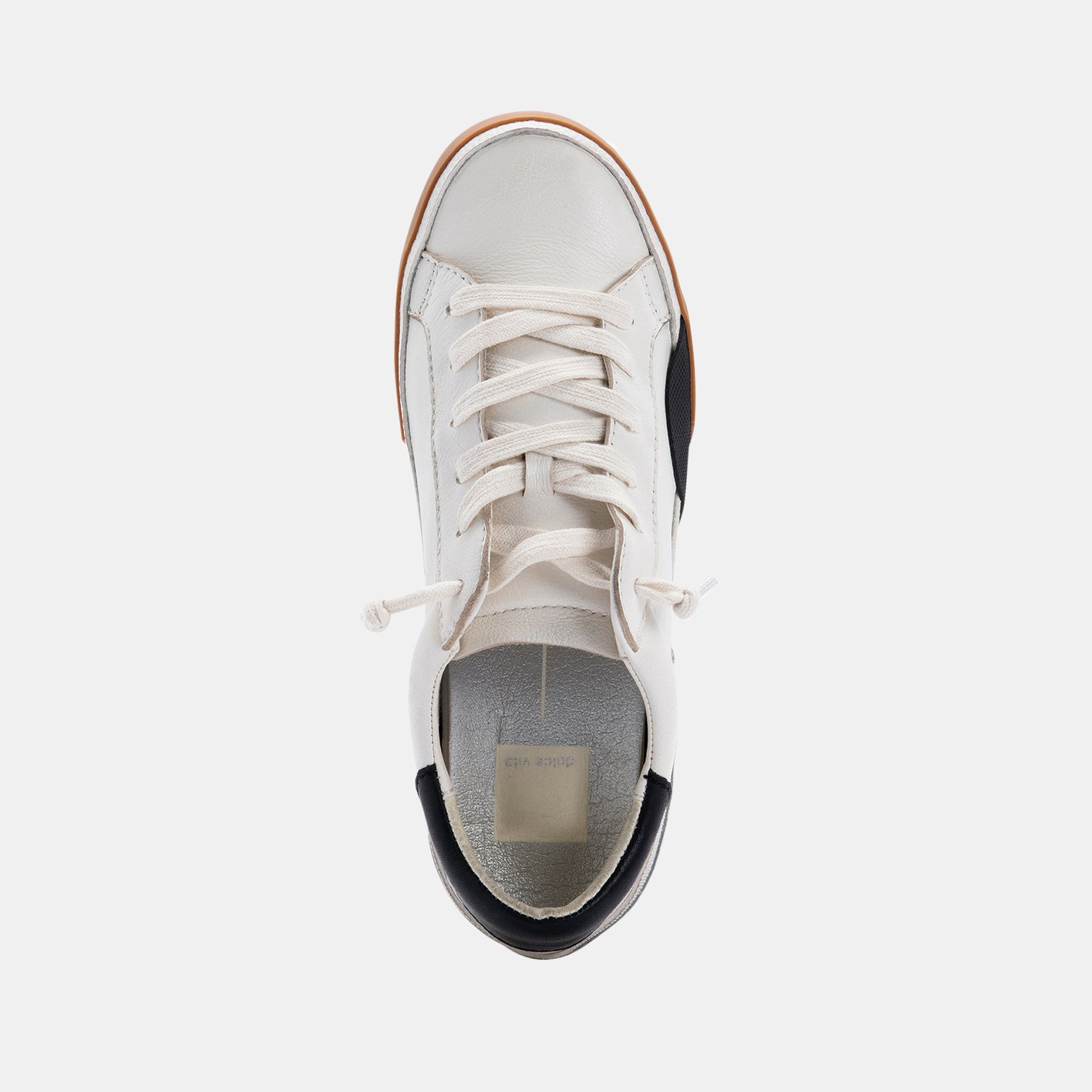 Dolce Vita ZINA SNEAKERS WHITE BLACK LEATHER