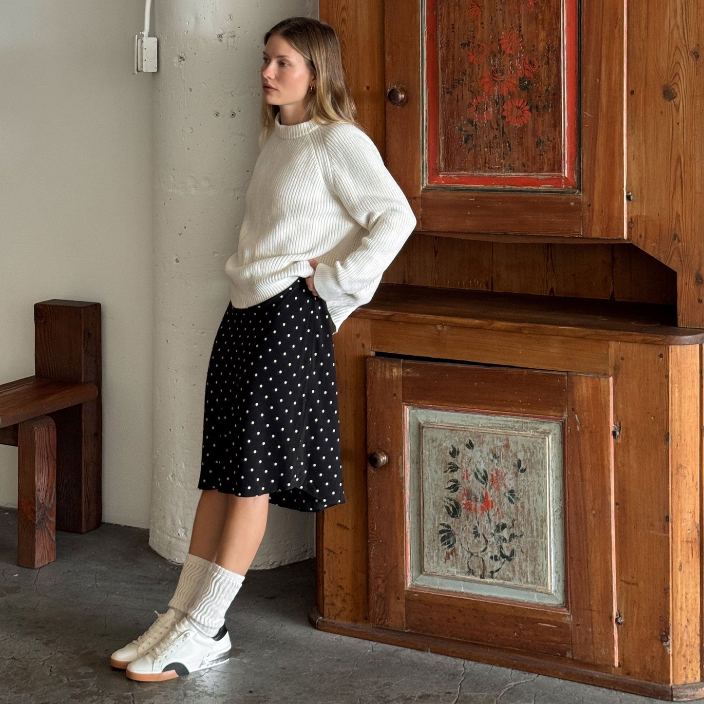 Dolce Vita ZINA SNEAKERS WHITE BLACK LEATHER