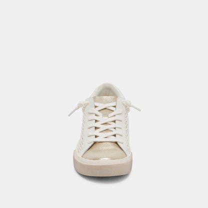 Dolce Vita ZINA SNEAKERS BONE GOLD WOVEN