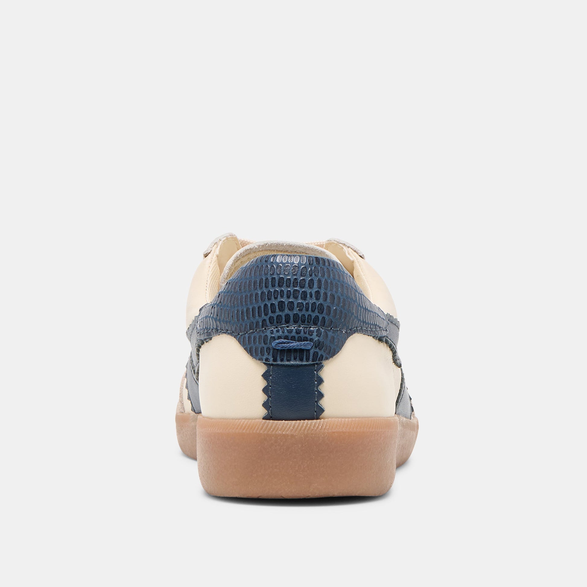 Dolce Vita Merit White Navy Leather Sneakers