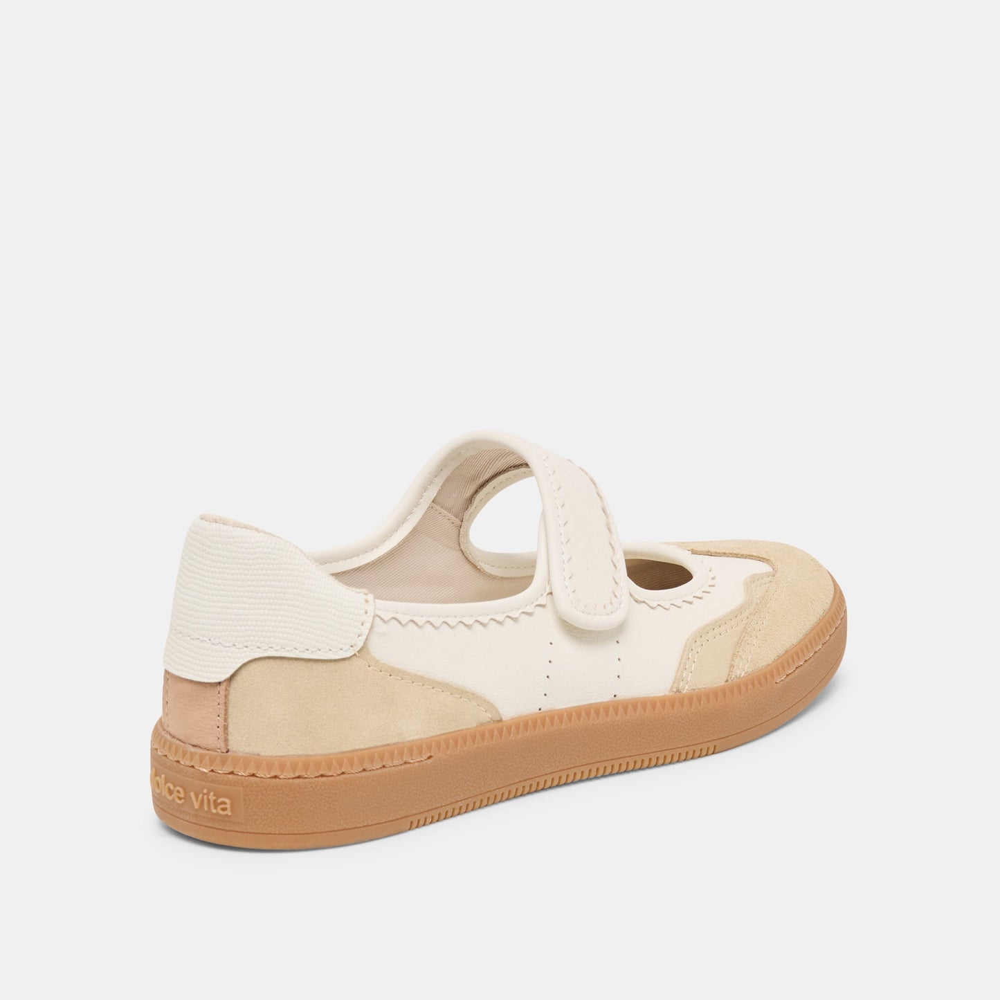 Dolce Vita Nanet Ivory Multi Leather Sneakers