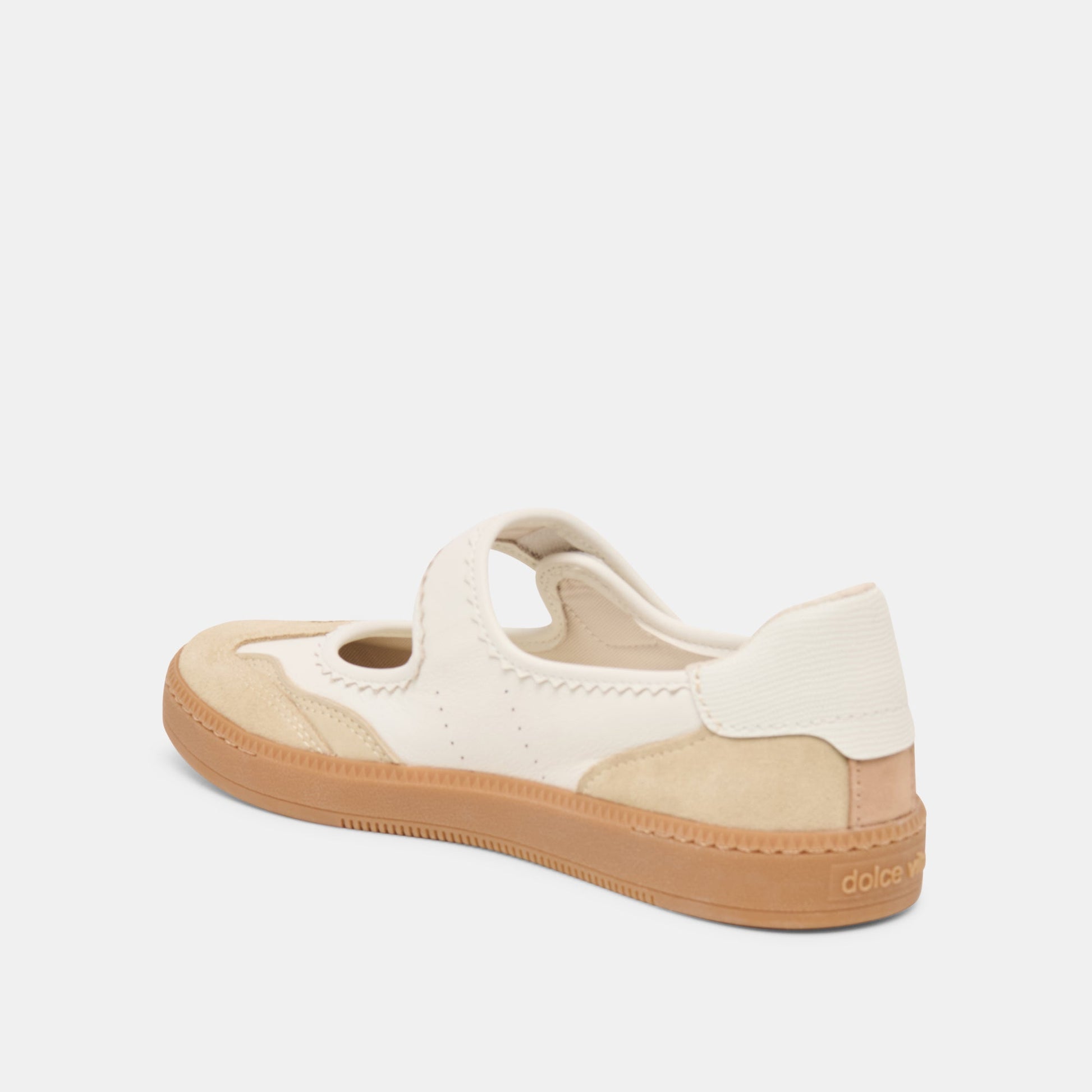 Dolce Vita Nanet Ivory Multi Leather Sneakers