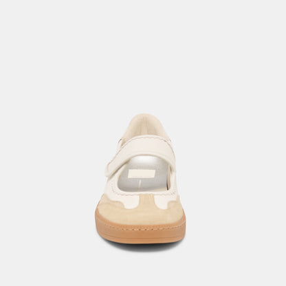 Dolce Vita Nanet Ivory Multi Leather Sneakers