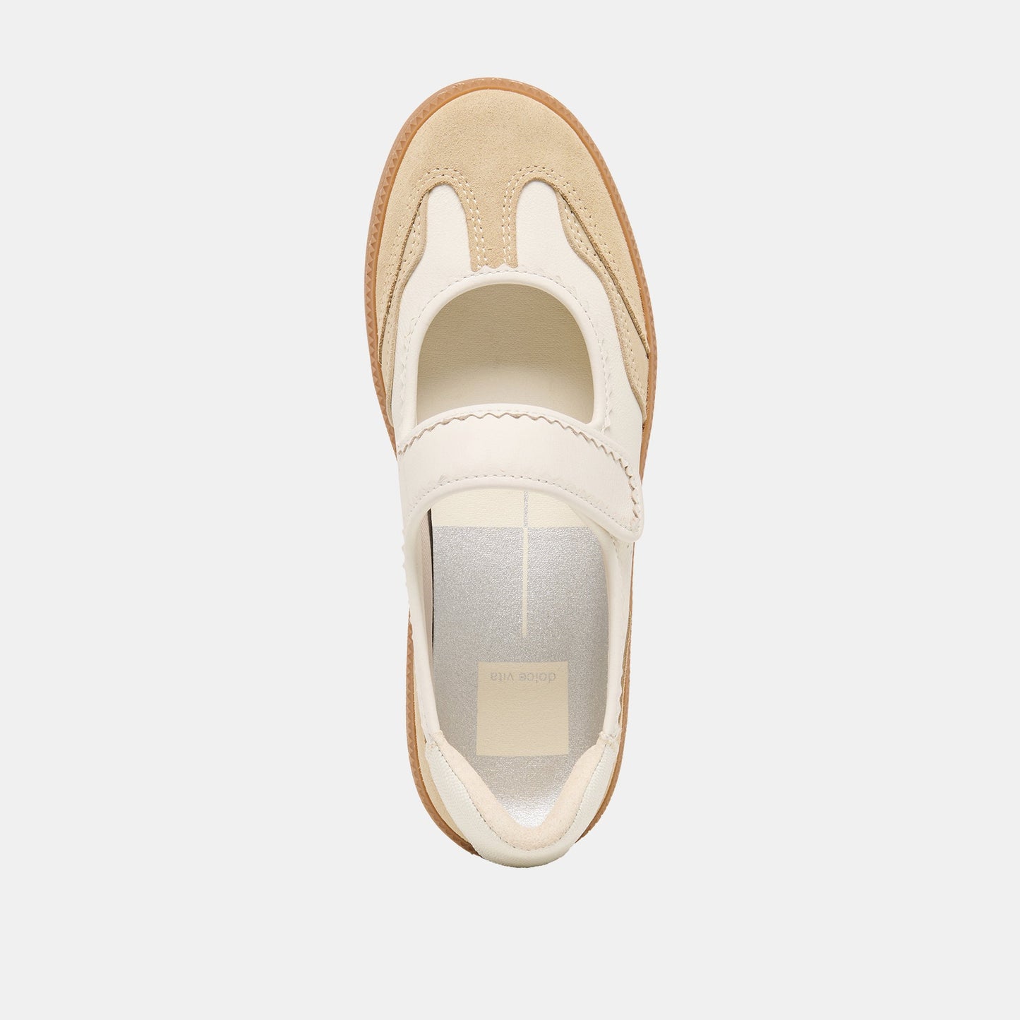 Dolce Vita Nanet Ivory Multi Leather Sneakers