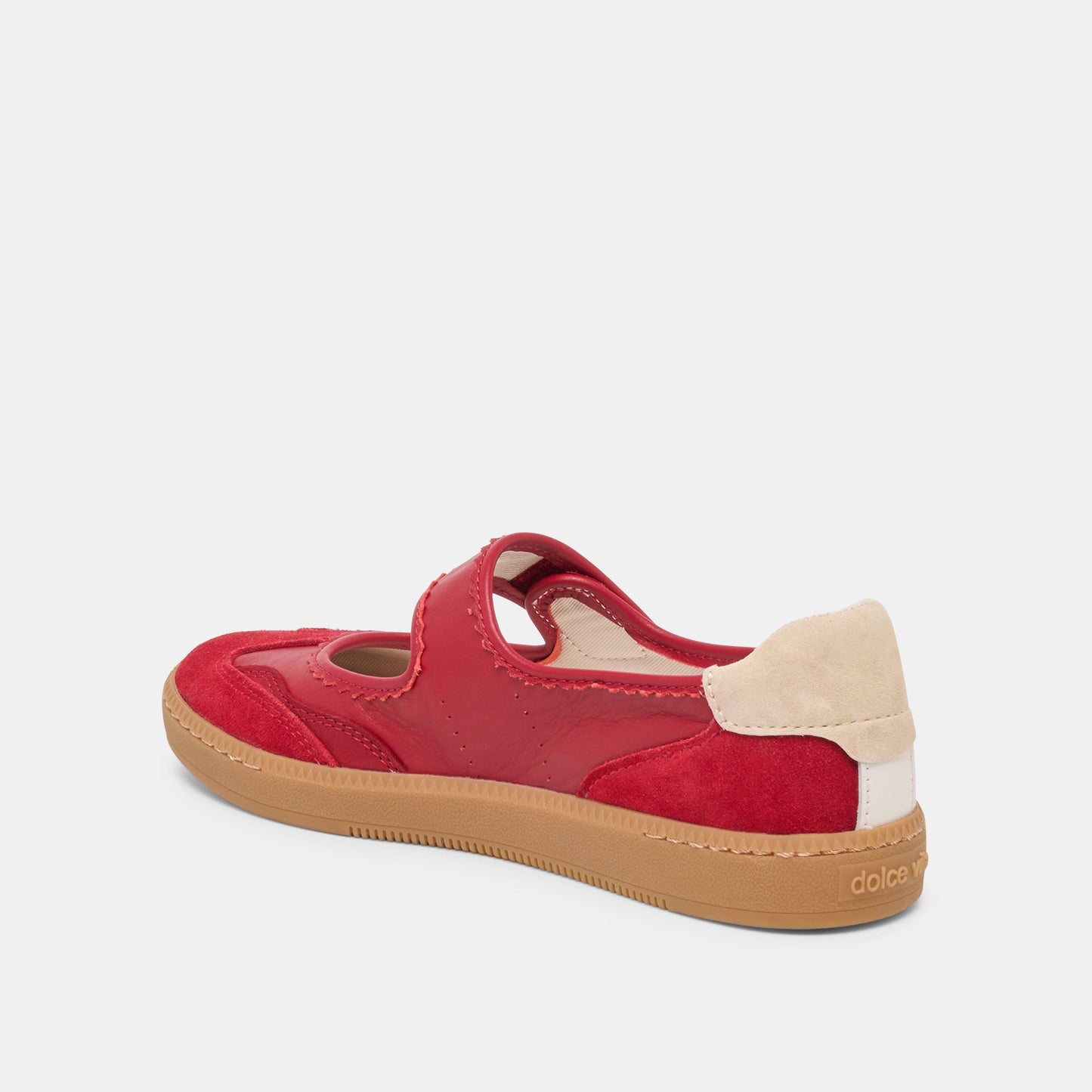 Dolce Vita Nanet Crimson Leather Sneakers