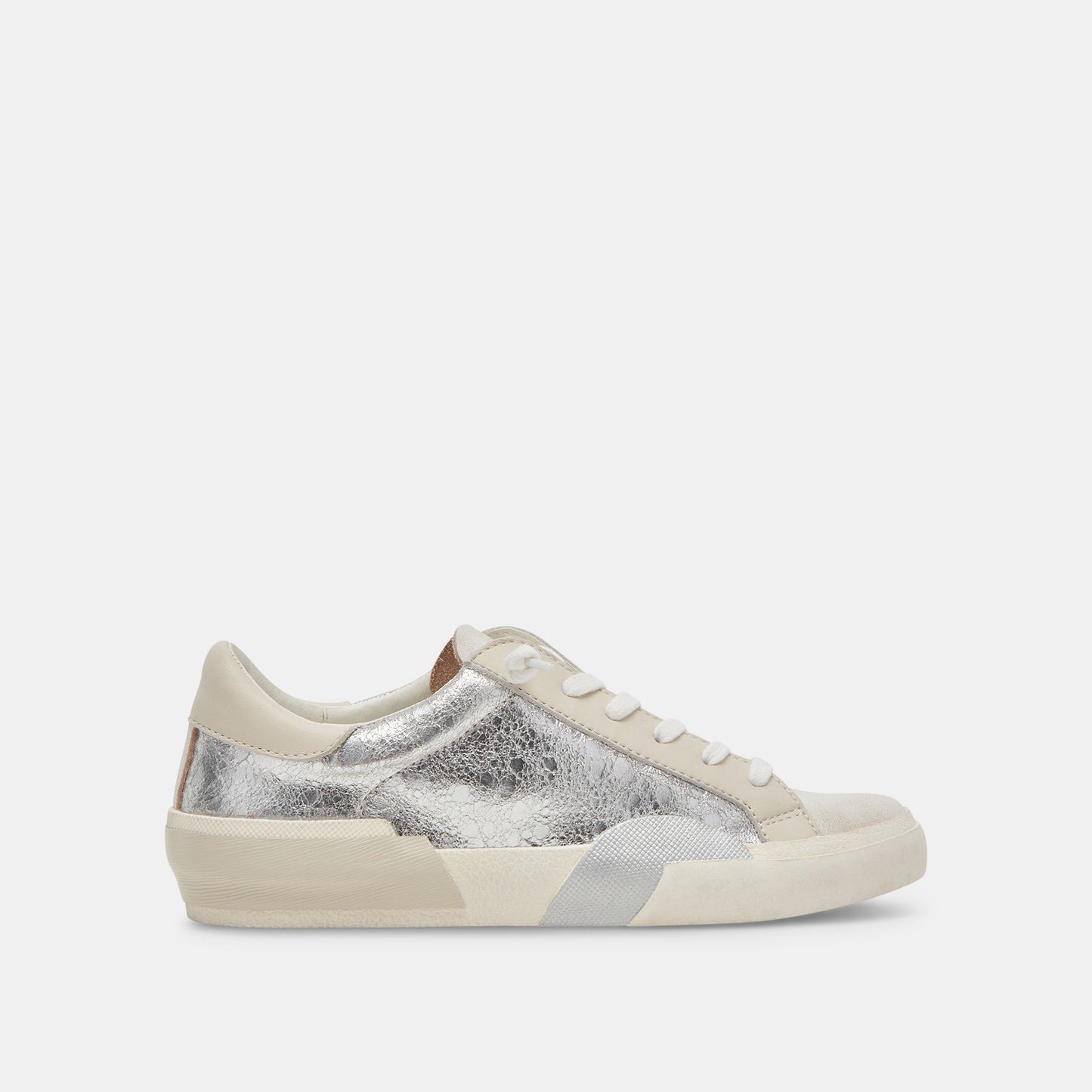 Dolce Vita Zina Sneakers Chrome Distressed Leather