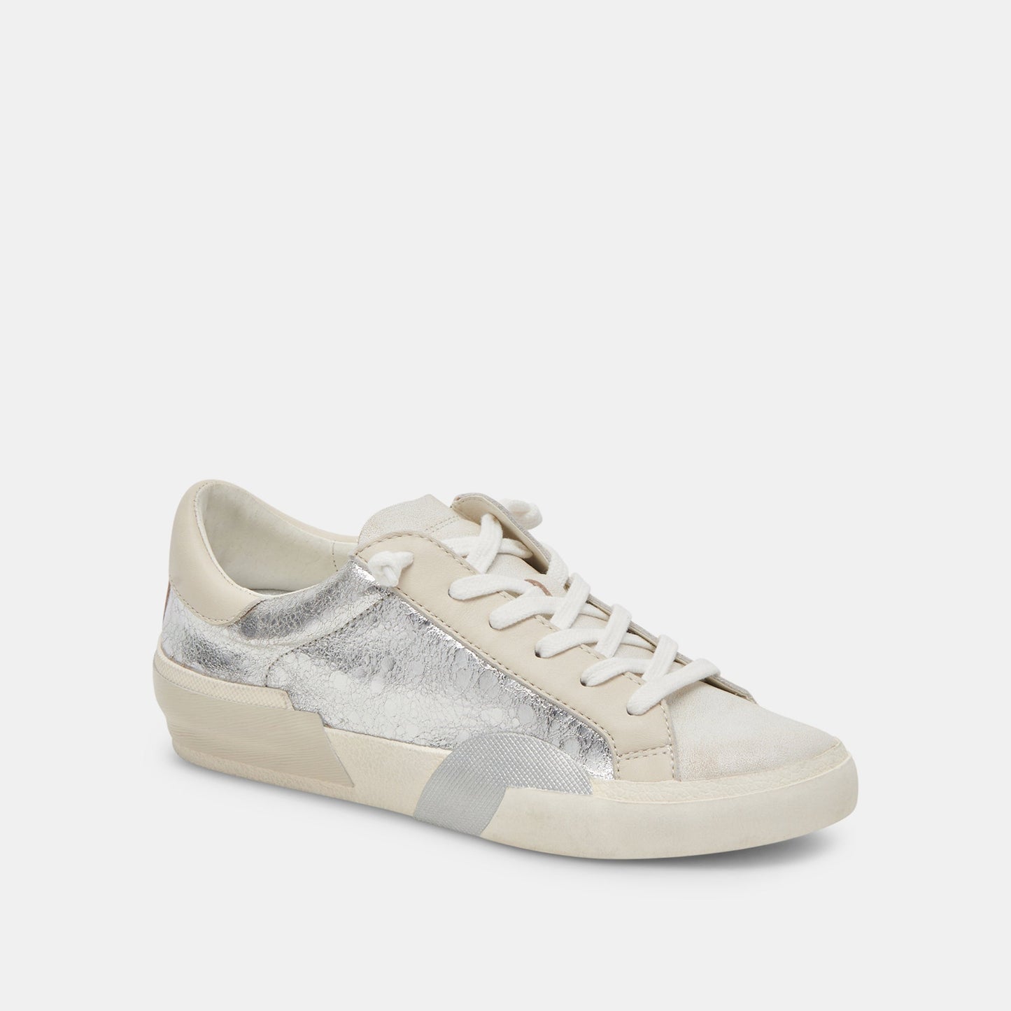 Dolce Vita Zina Sneakers Chrome Distressed Leather