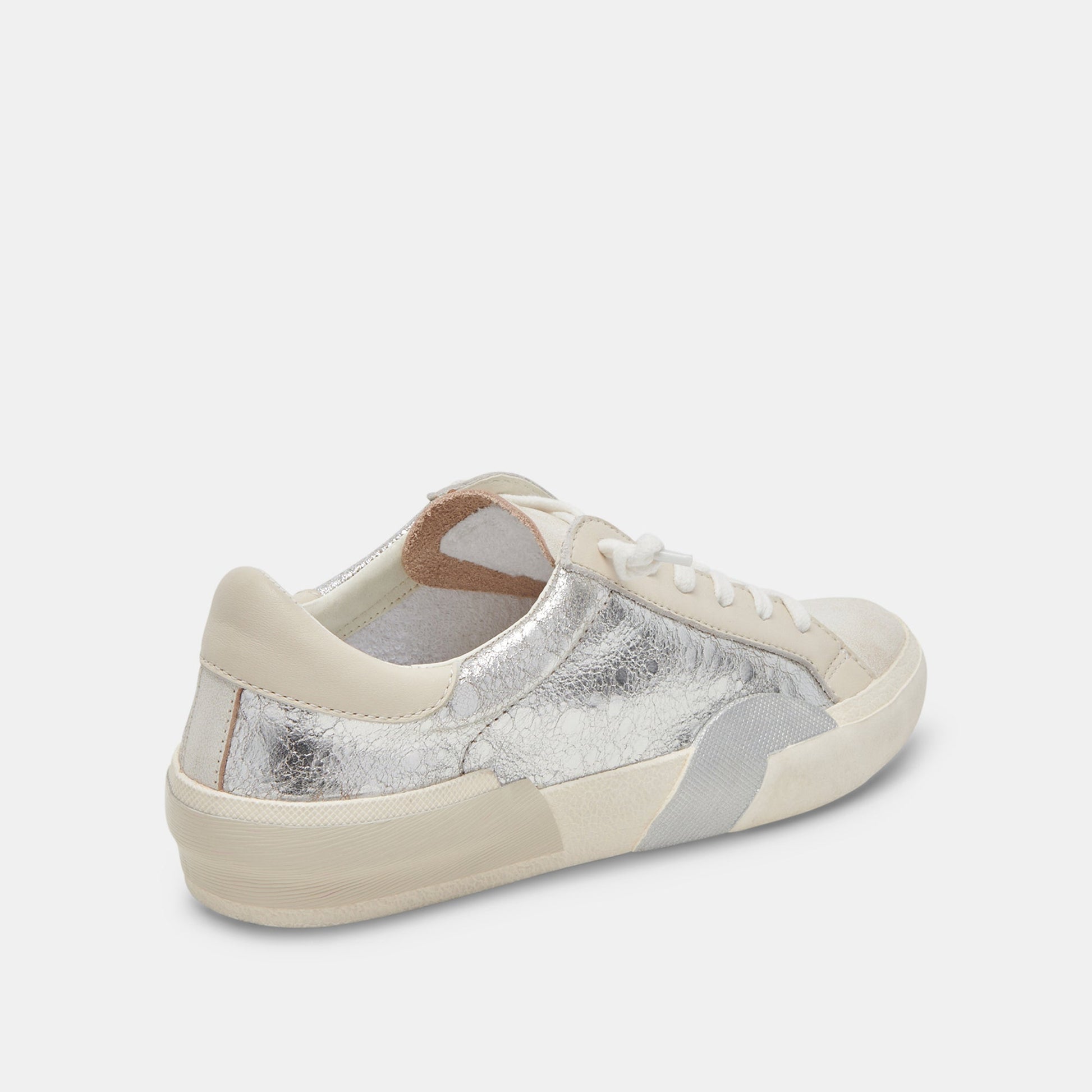 Dolce Vita Zina Sneakers Chrome Distressed Leather