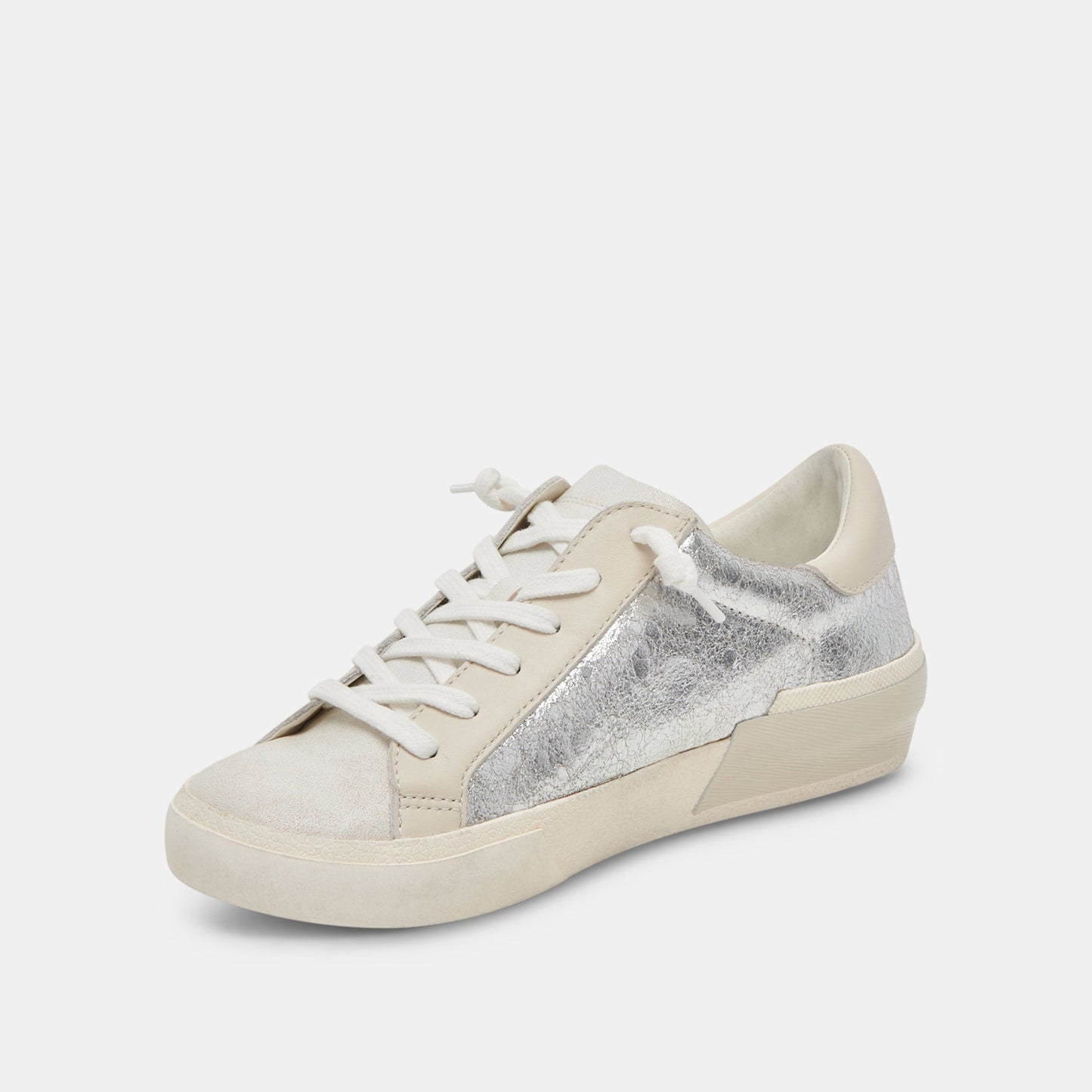 Dolce Vita Zina Sneakers Chrome Distressed Leather