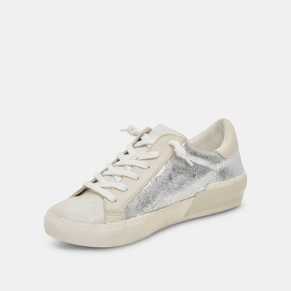 Dolce Vita Zina Sneakers Chrome Distressed Leather