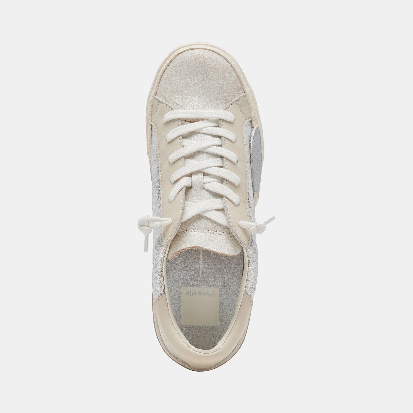 Dolce Vita Zina Sneakers Chrome Distressed Leather