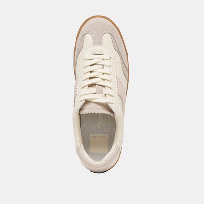 Dolce Vita Notice Grey White Leather Sneakers