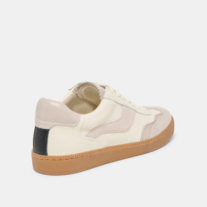 Dolce Vita Notice Grey White Leather Sneakers