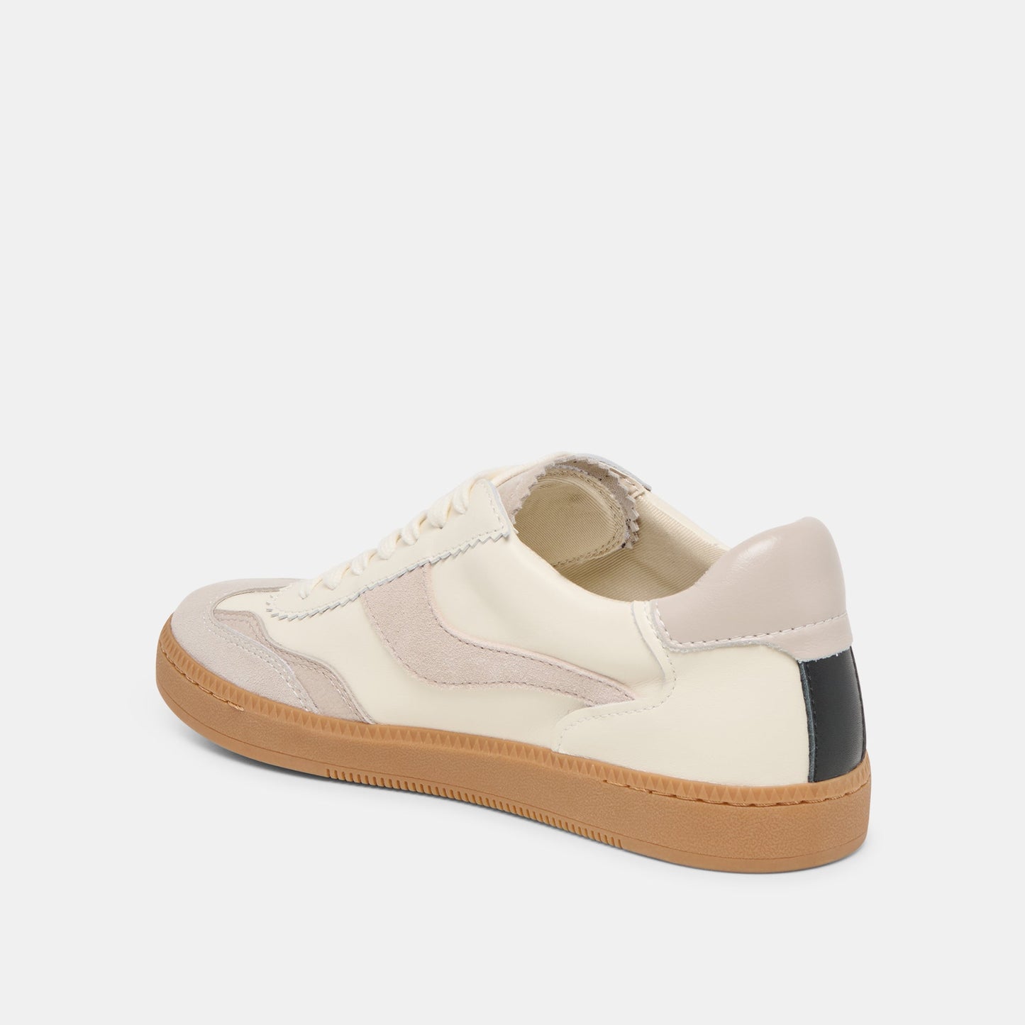 Dolce Vita Notice Grey White Leather Sneakers