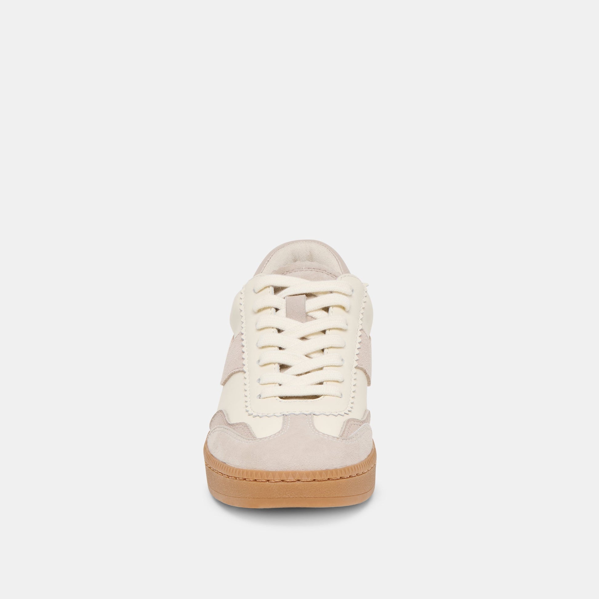 Dolce Vita Notice Grey White Leather Sneakers
