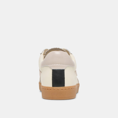 Dolce Vita Notice Grey White Leather Sneakers