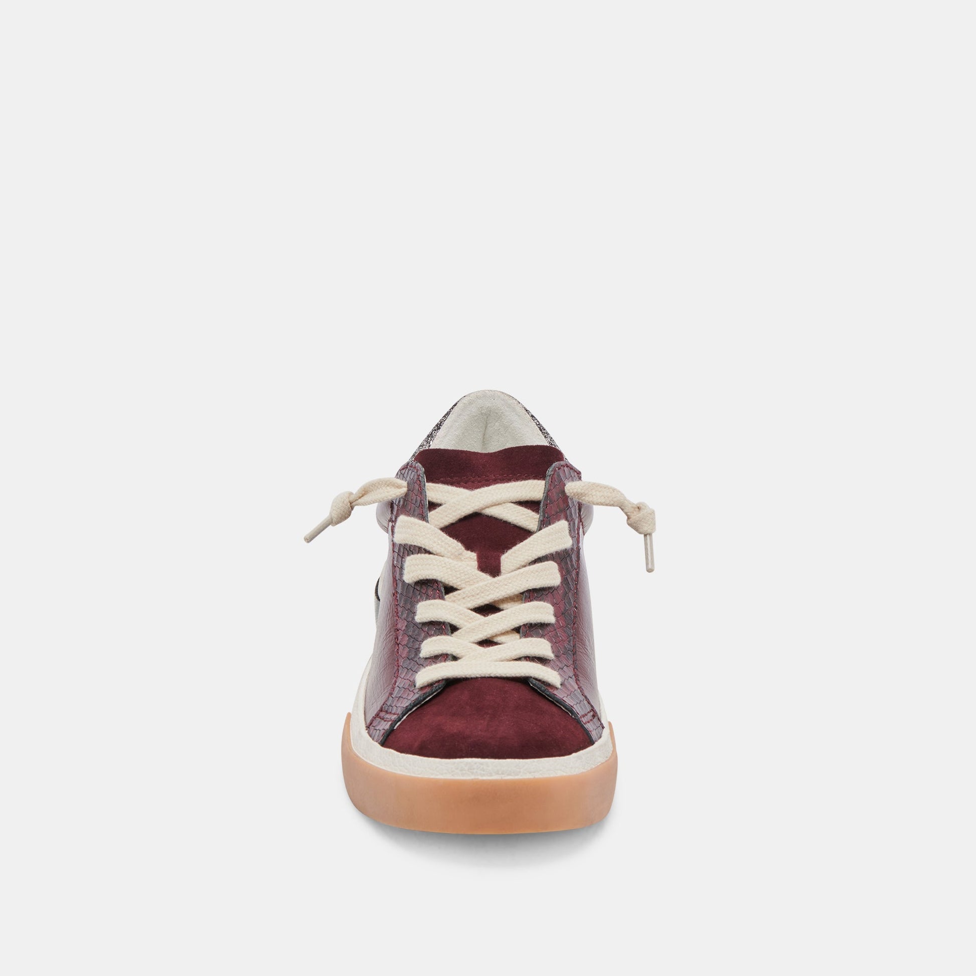 Dolce Vita ZINA SNEAKERS BURGUNDY CRINKLE PATENT