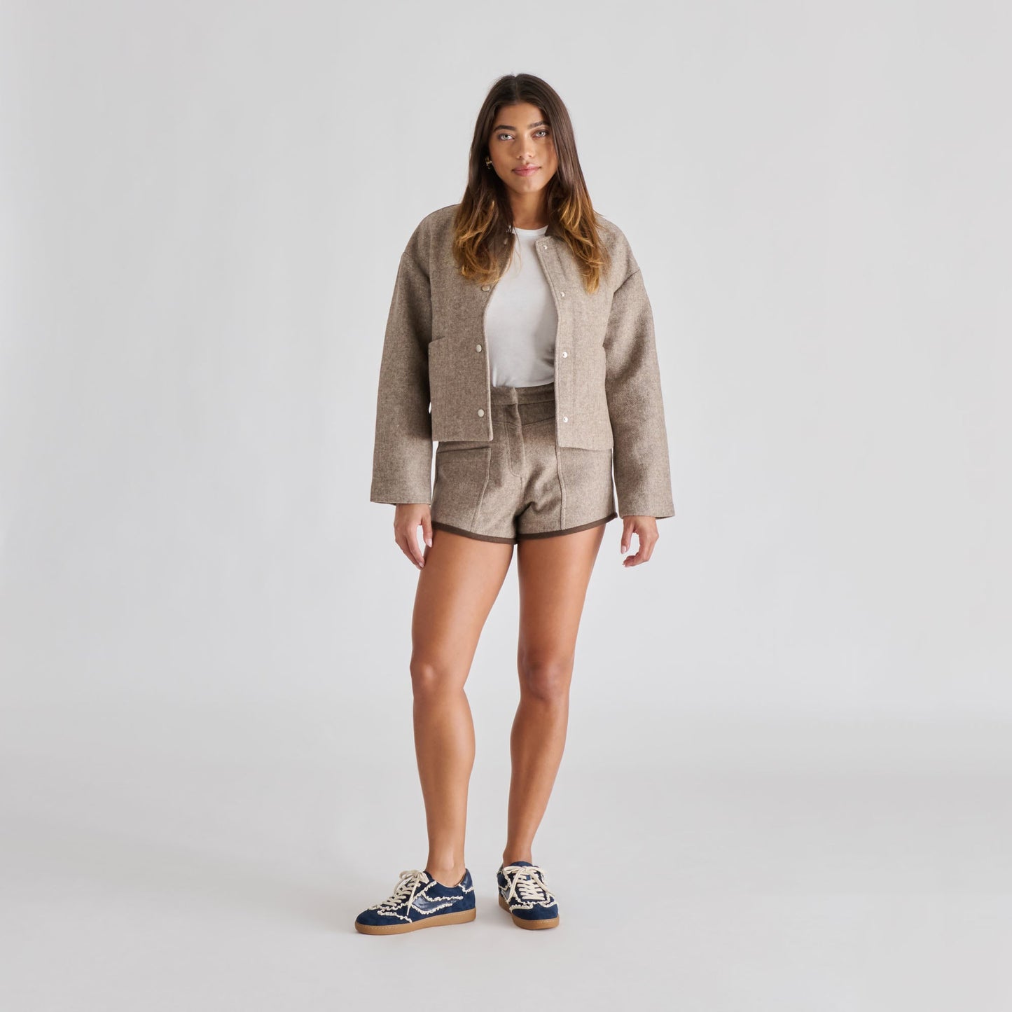 Dolce Vita Notice Lace Navy Suede Sneakers