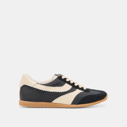 Dolce Vita Limit Black Nylon Sneakers