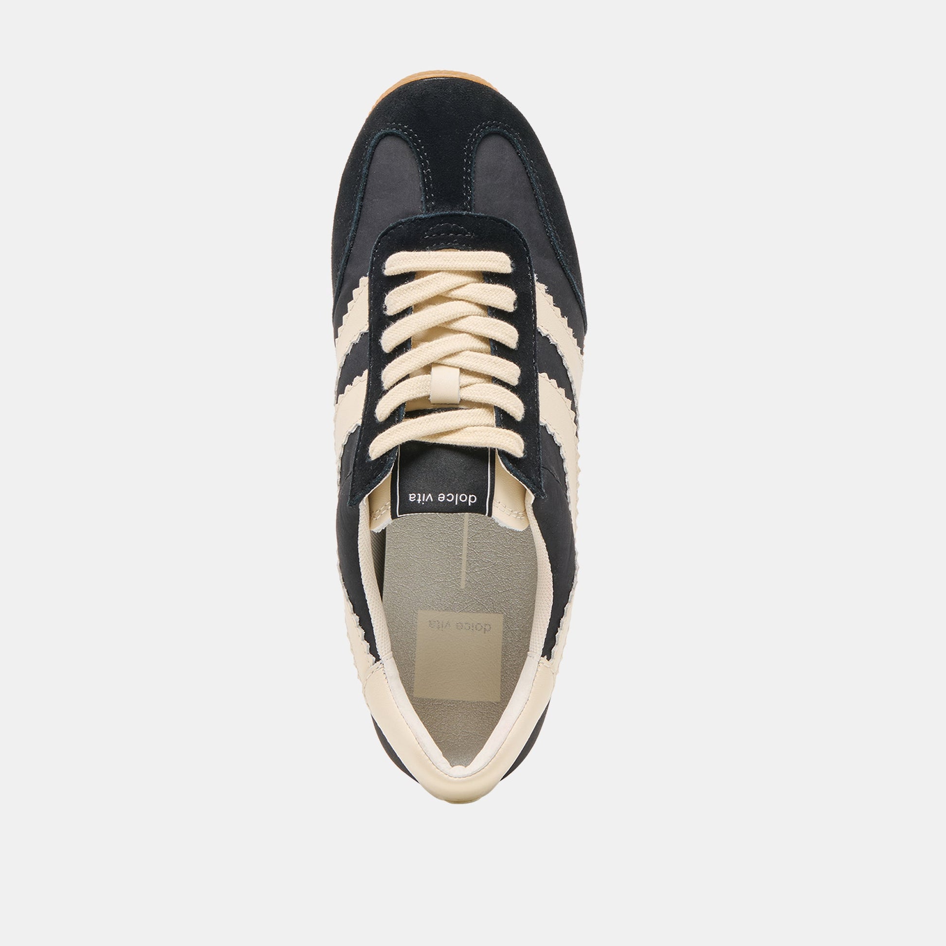 Dolce Vita Limit Black Nylon Sneakers