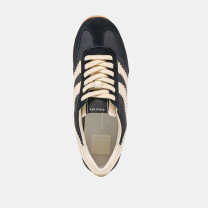 Dolce Vita Limit Black Nylon Sneakers