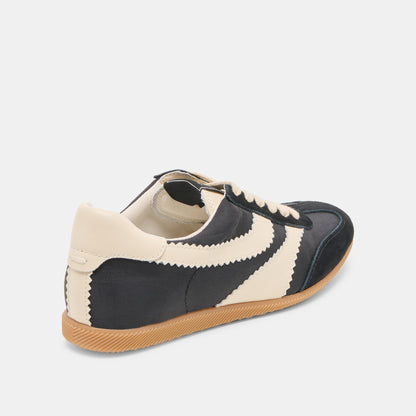 Dolce Vita Limit Black Nylon Sneakers