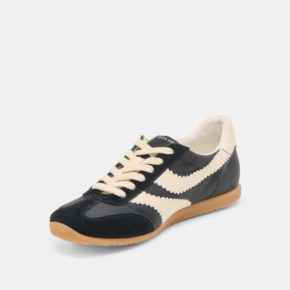 Dolce Vita Limit Black Nylon Sneakers