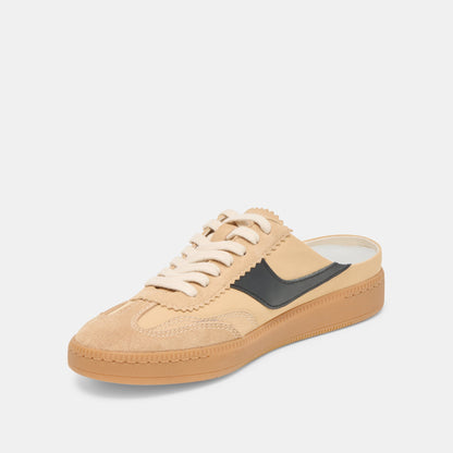 Dolce Vita NOTICE SLIDE SNEAKERS TAN MULTI SUEDE