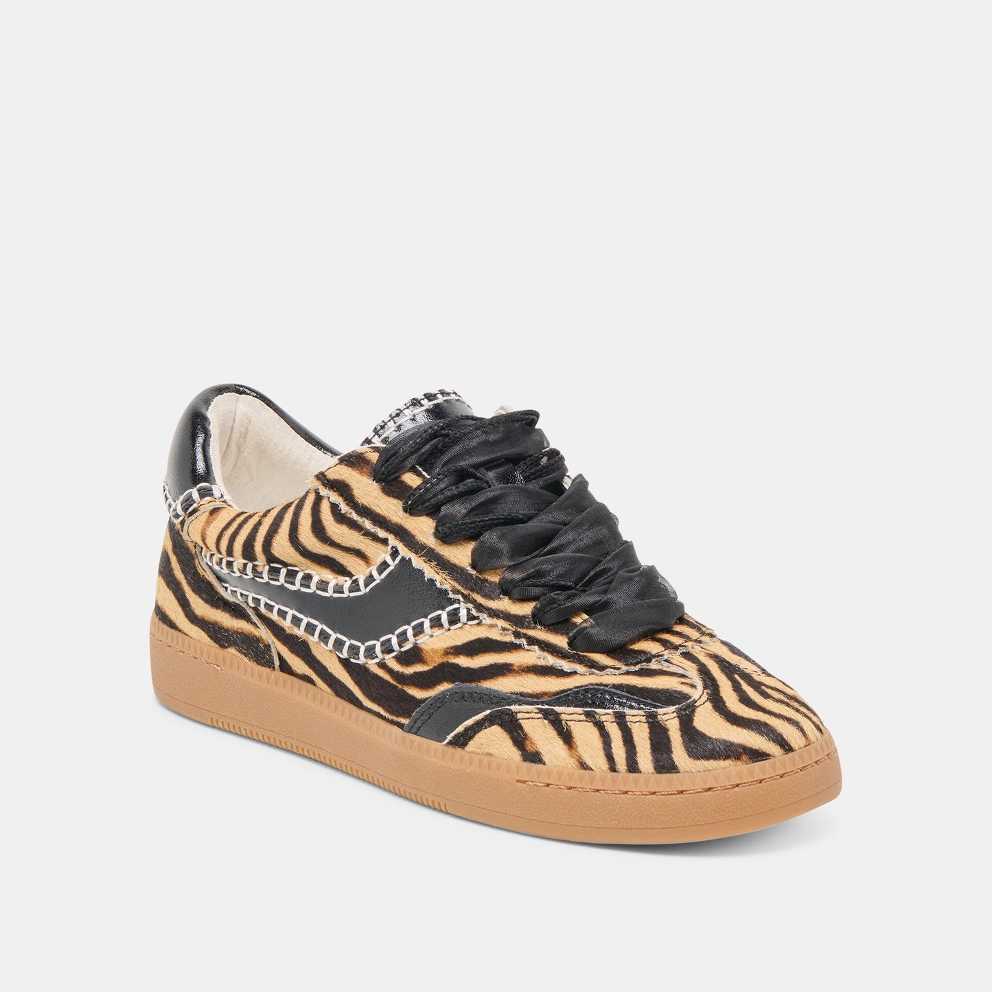 Dolce Vita Notice Stitch Tiger Calf Hair Sneakers