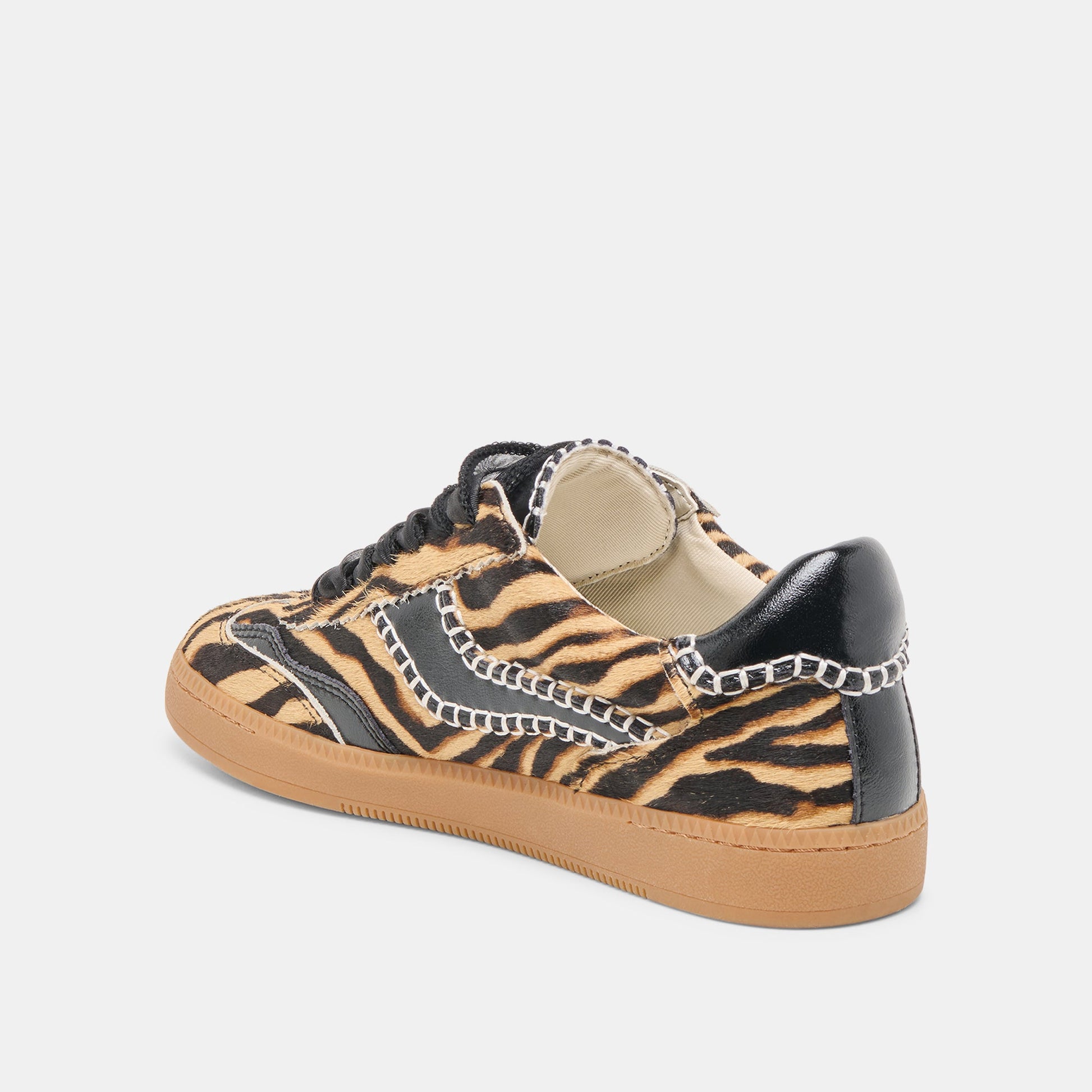 Dolce Vita Notice Stitch Tiger Calf Hair Sneakers