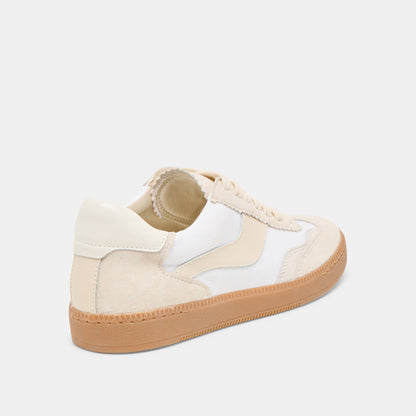 Dolce Vita Notice White Dune Nylon Sneakers