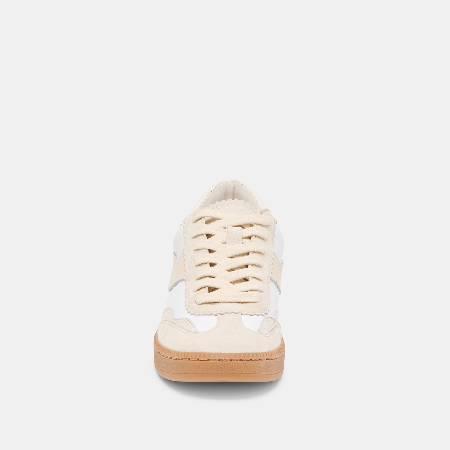 Dolce Vita Notice White Dune Nylon Sneakers