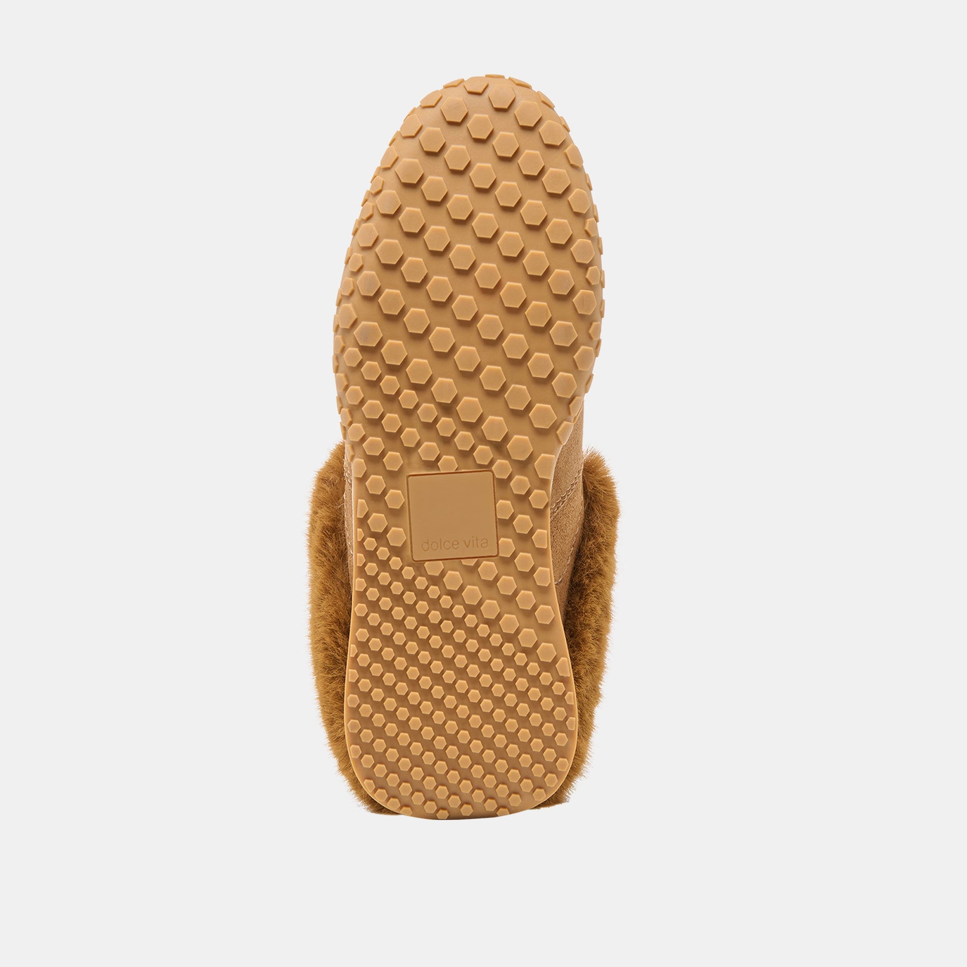 Dolce Vita Izzey Plush Lt Brown Suede Sneakers