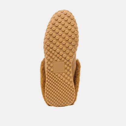 Dolce Vita Izzey Plush Lt Brown Suede Sneakers