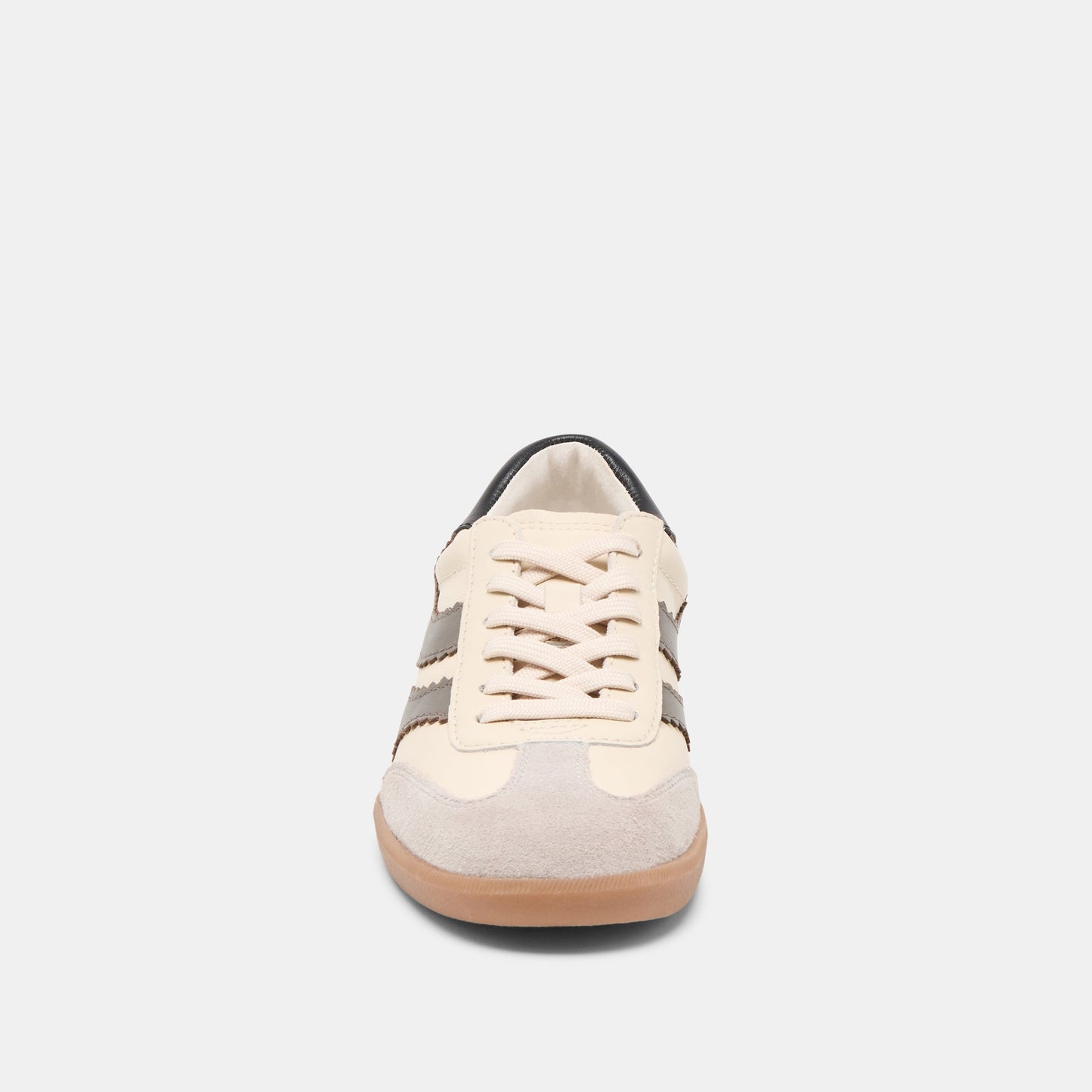 Dolce Vita Merit White Grey Leather Sneakers