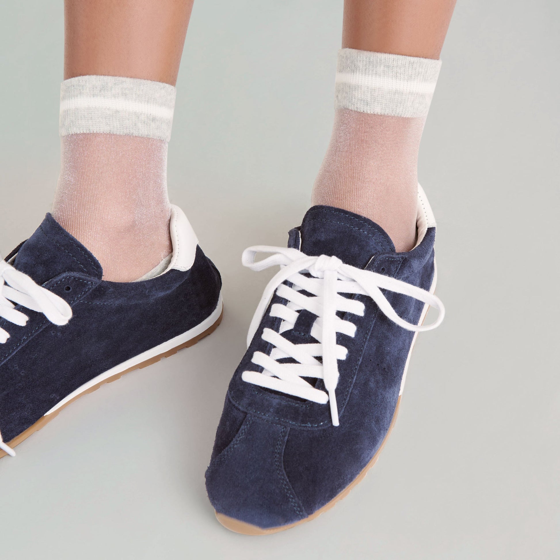 Dolce Vita Serina Navy Suede Sneakers