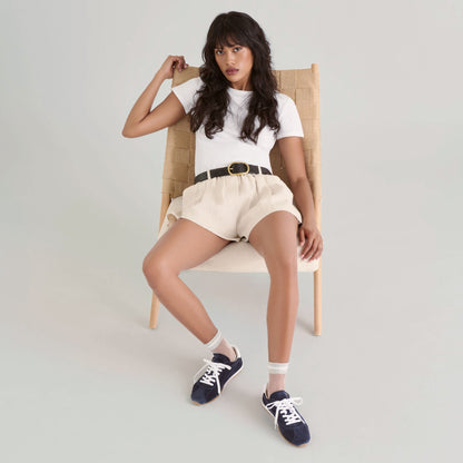 Dolce Vita Serina Navy Suede Sneakers