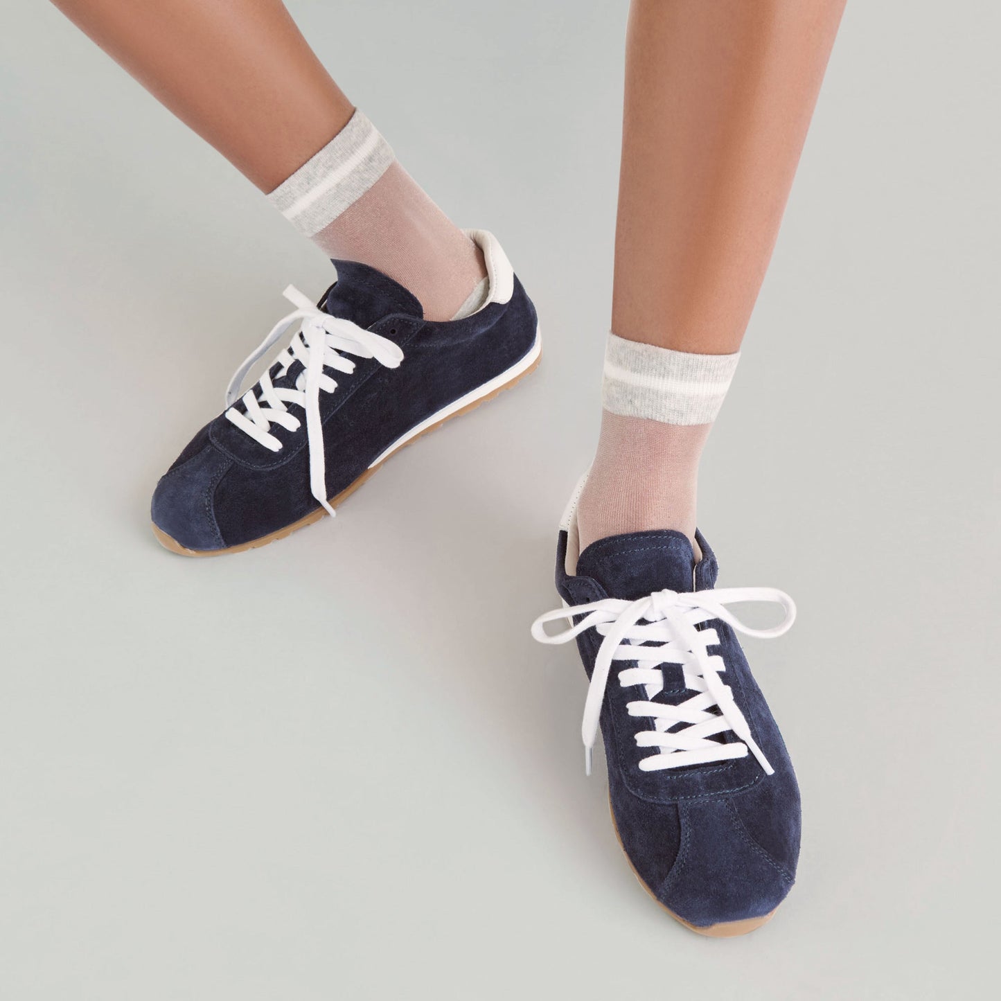 Dolce Vita Serina Navy Suede Sneakers