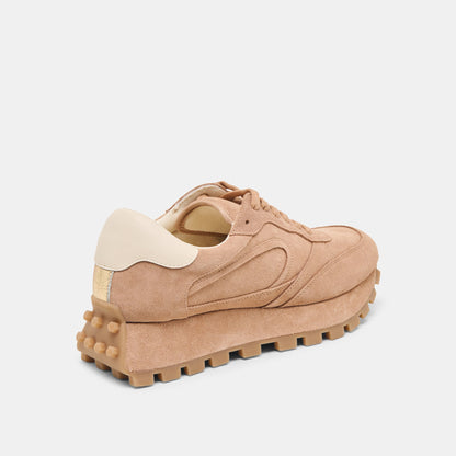 Dolce Vita Tricia Toffee Suede Sneakers