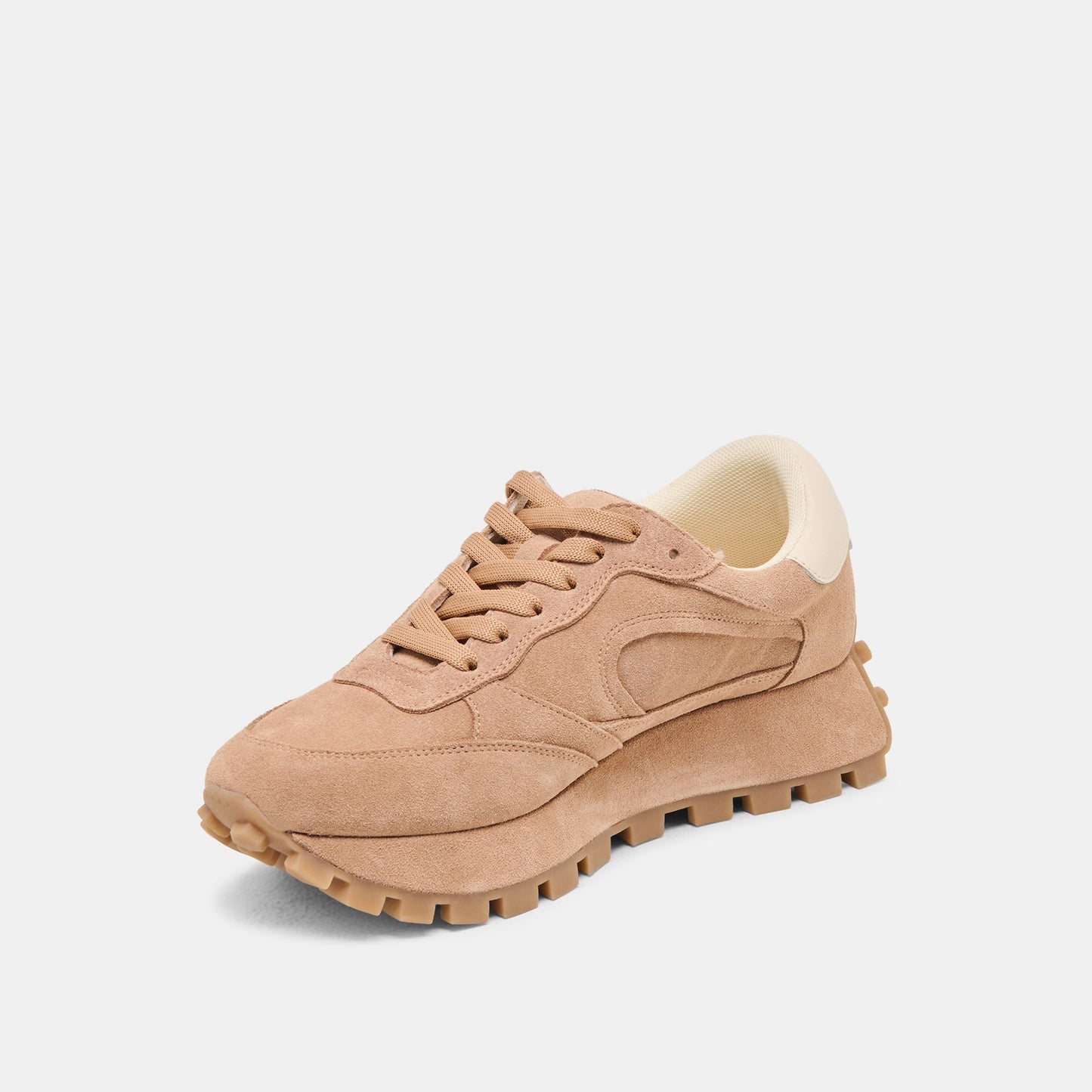 Dolce Vita Tricia Toffee Suede Sneakers