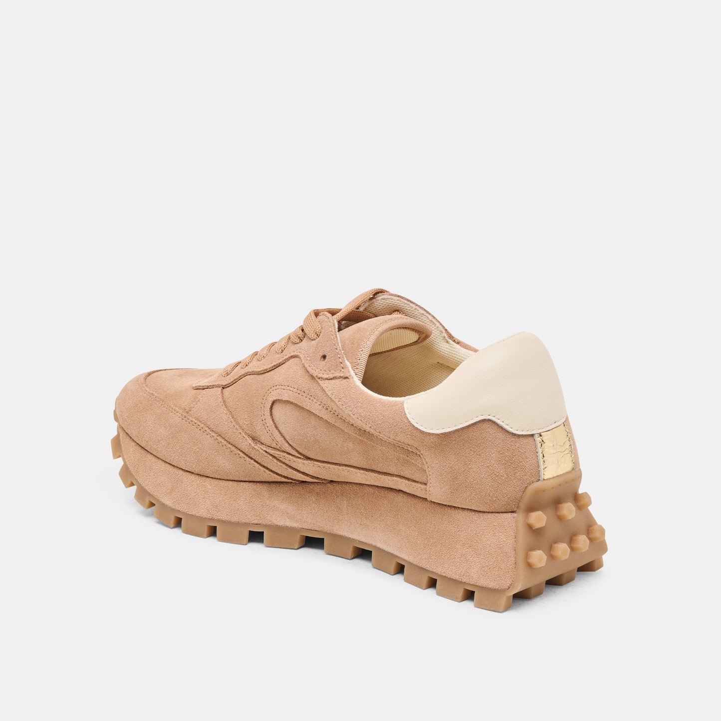 Dolce Vita Tricia Toffee Suede Sneakers