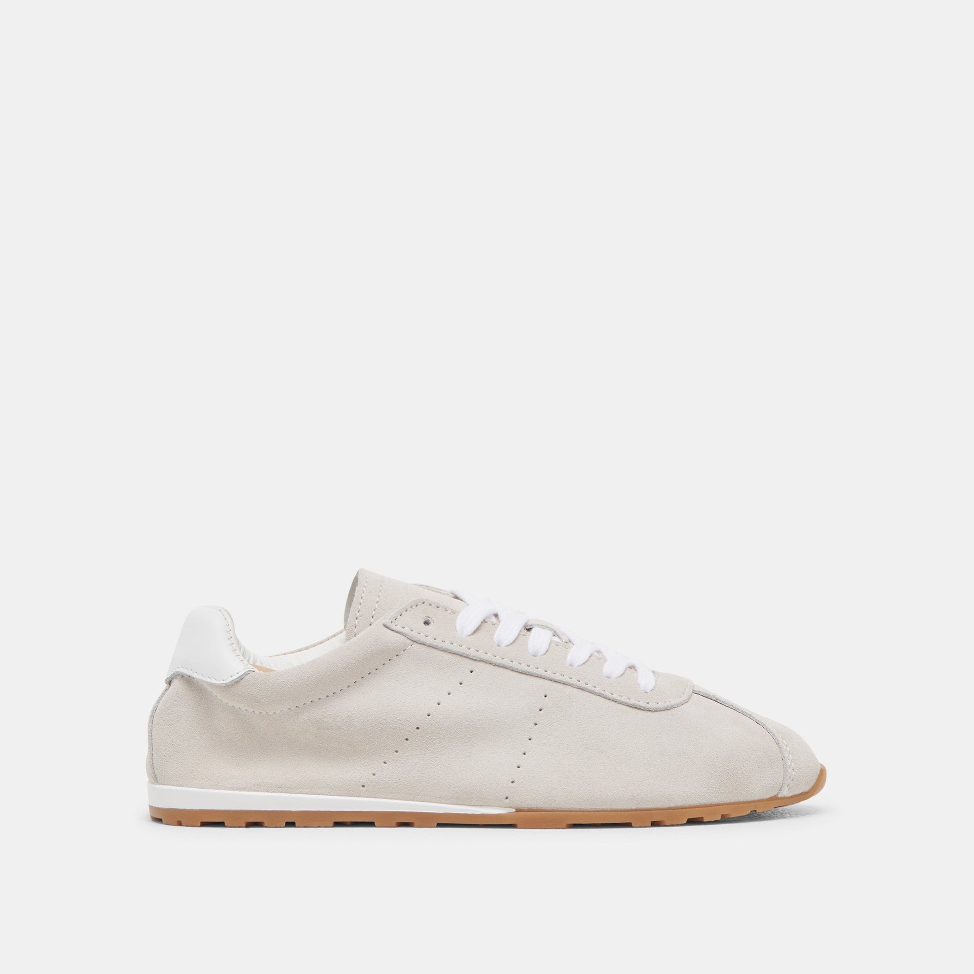 Dolce Vita Serina Ivory Suede Sneakers
