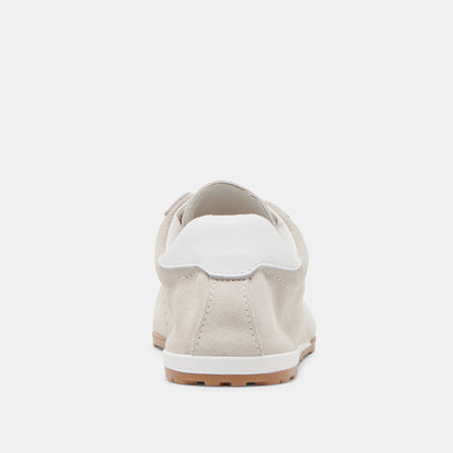 Dolce Vita Serina Ivory Suede Sneakers