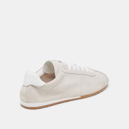 Dolce Vita Serina Ivory Suede Sneakers