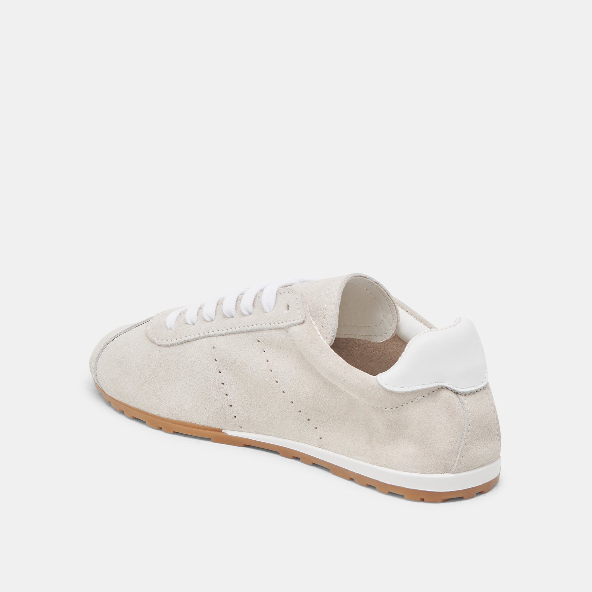 Dolce Vita Serina Ivory Suede Sneakers