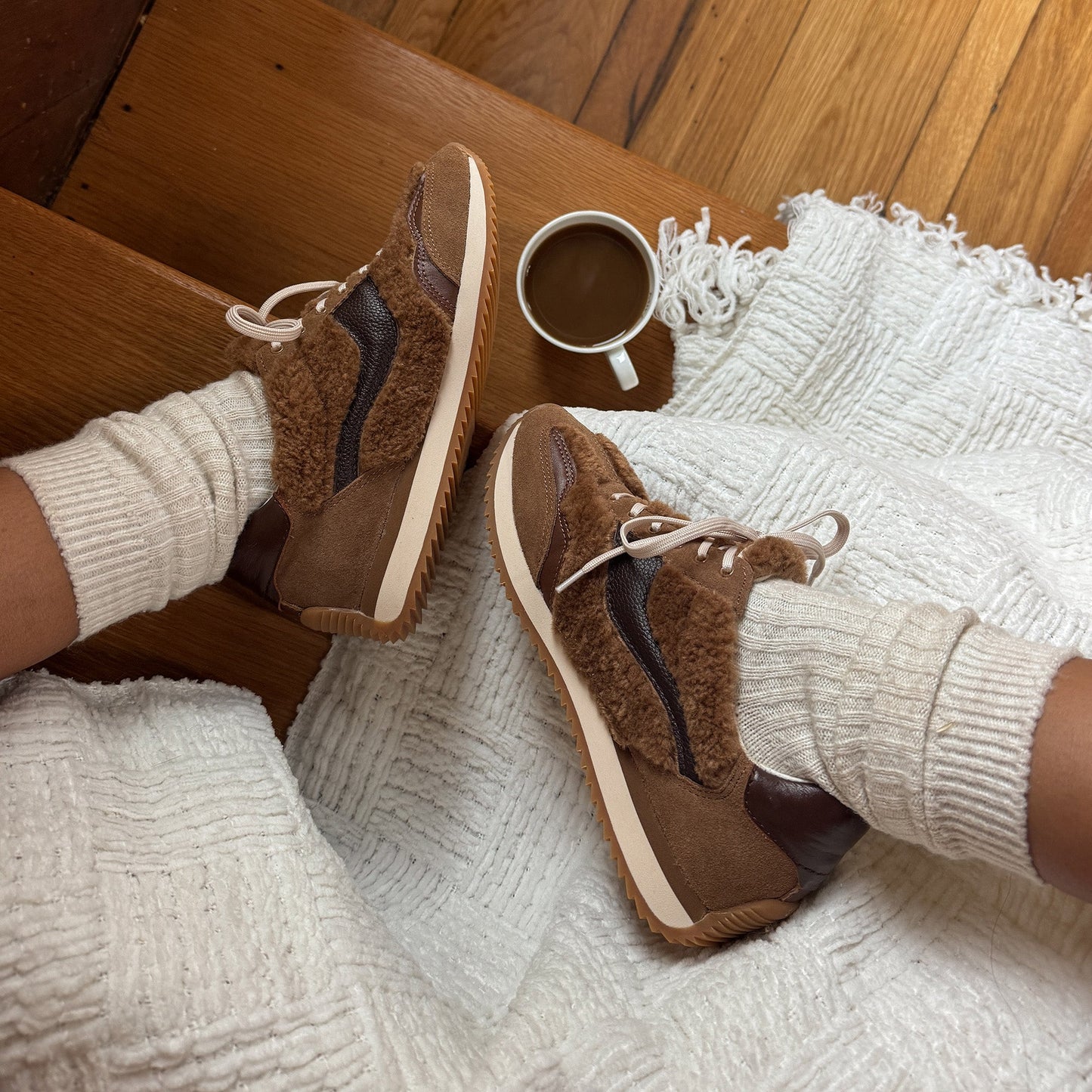 Dolce Vita B.NTCD Plush Brown Plush Sneakers