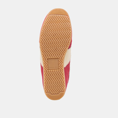 Dolce Vita Limit Crimson Nylon Sneakers