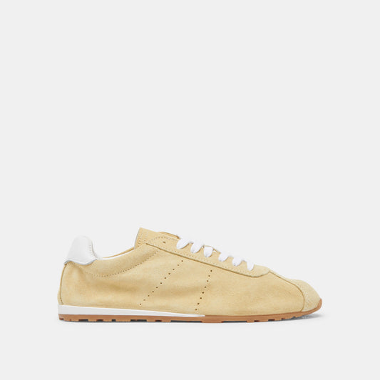 Dolce Vita Serina Yellow Suede Sneakers