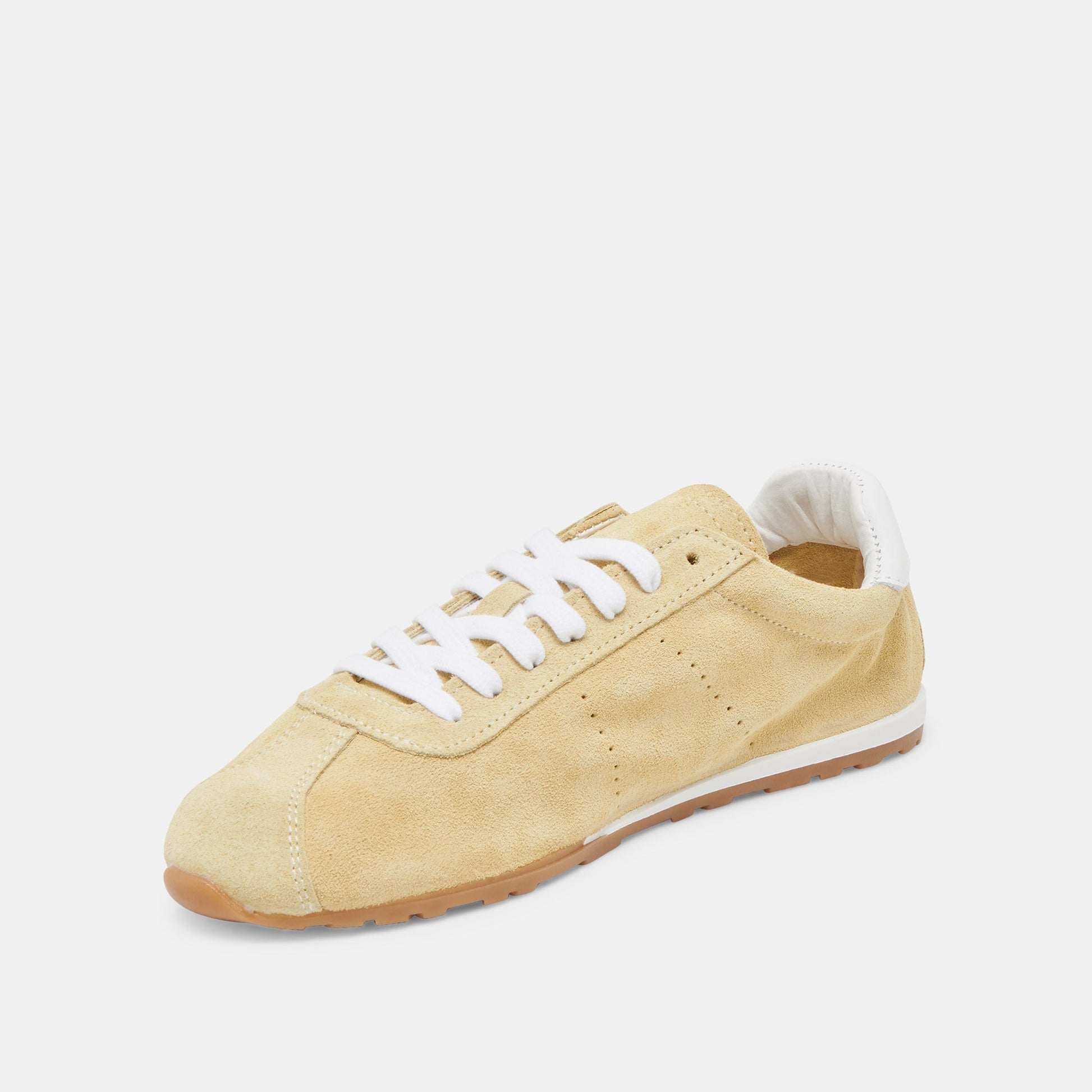 Dolce Vita Serina Yellow Suede Sneakers