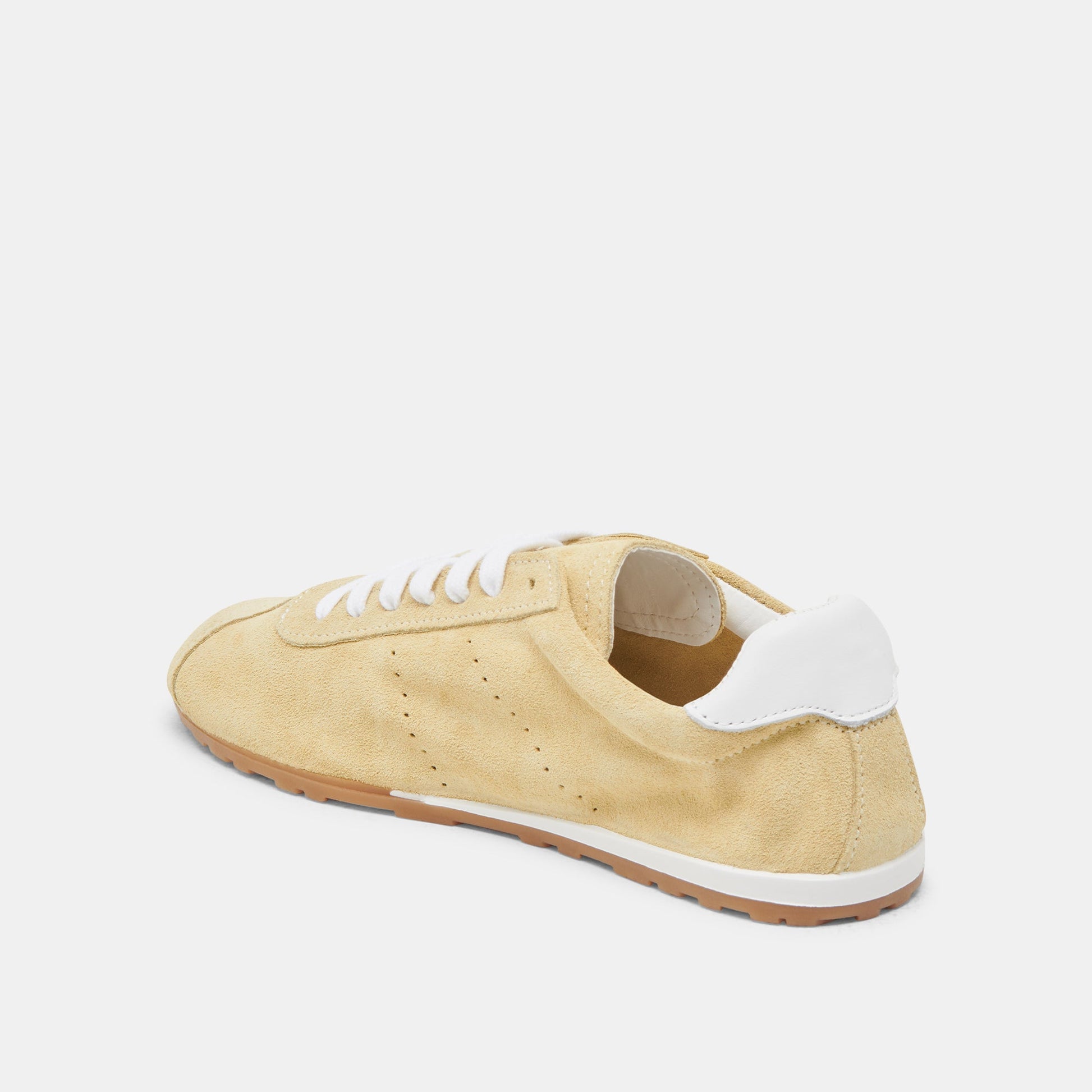 Dolce Vita Serina Yellow Suede Sneakers